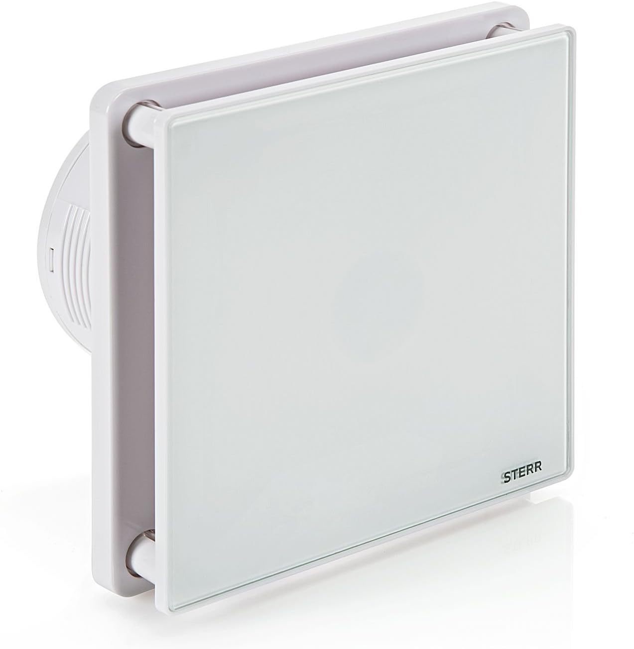 Badlüfter mit Hygrostat und Glasfront, HYGROSTAT 100 mm