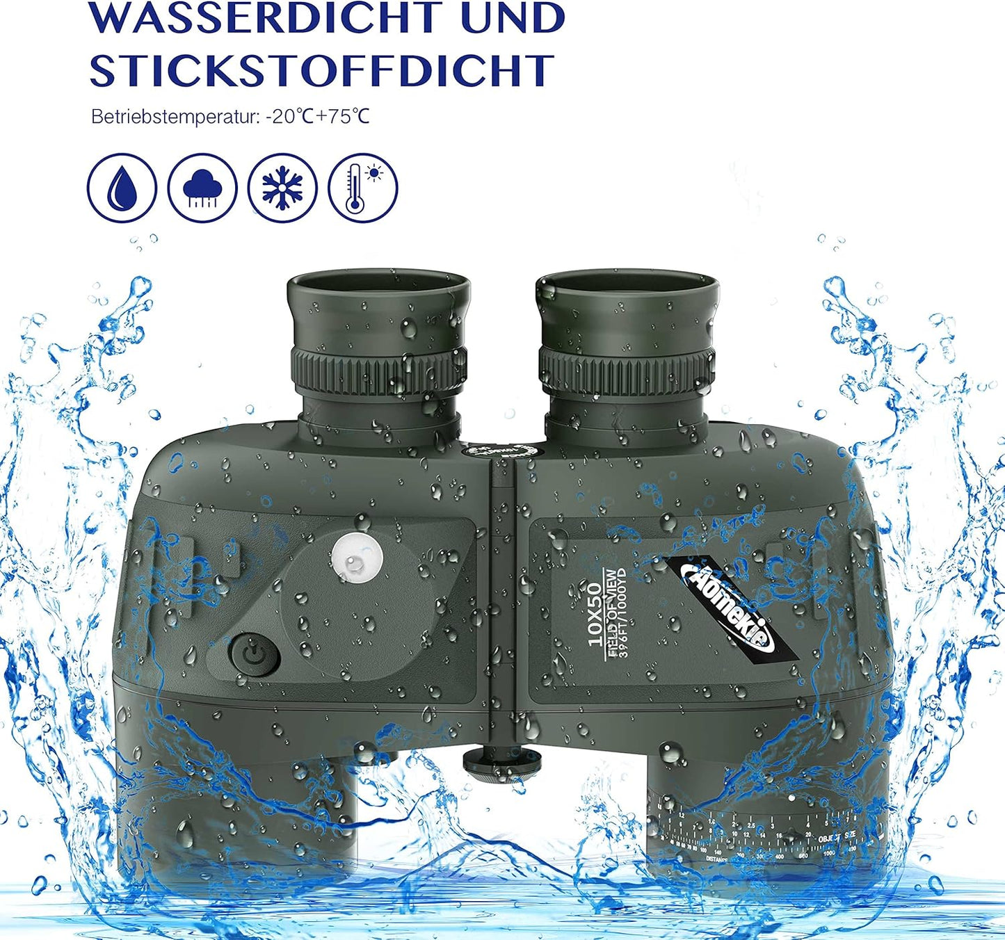 Fernglas mit Entfernungsmesser und Nachtsicht
