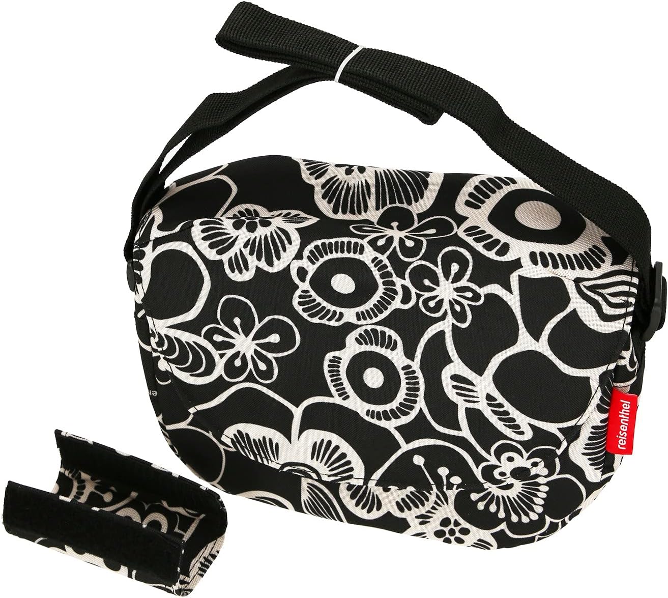 Lenkertasche Fun Bag, Fleur Black Single