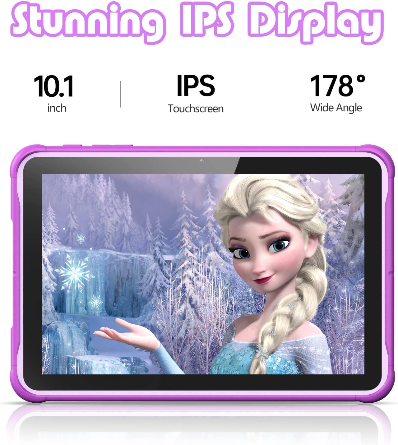 10 Zoll Android Tablet mit Kindersicherung, Lila