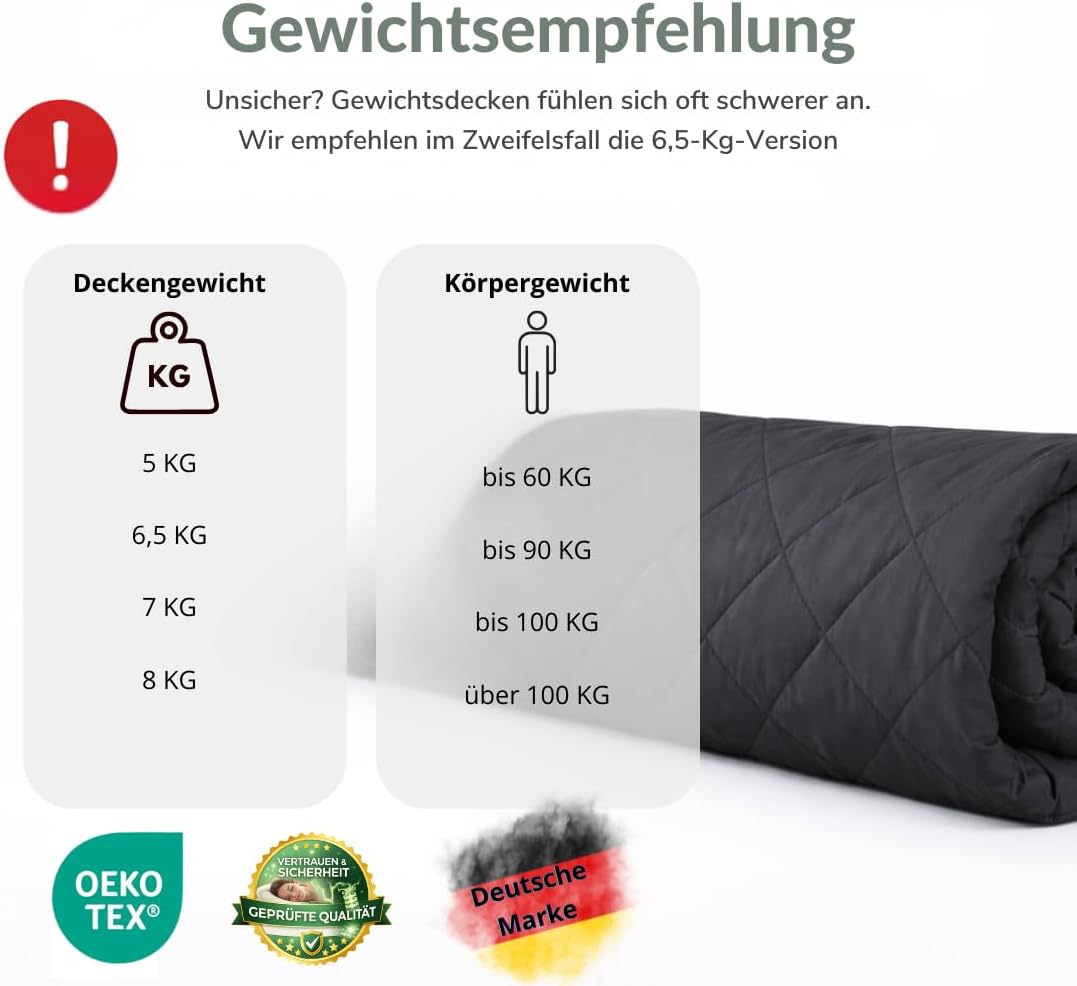 Gewichtsdecke 8 kg, 8 Kg