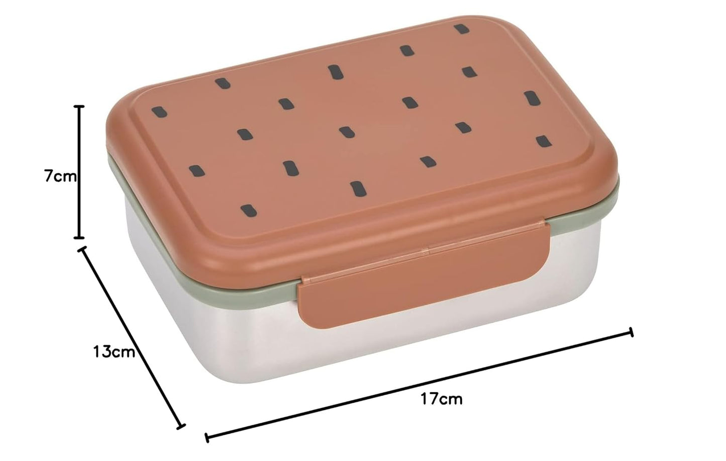 Kinder Brotdose - Happy Prints, Caramel