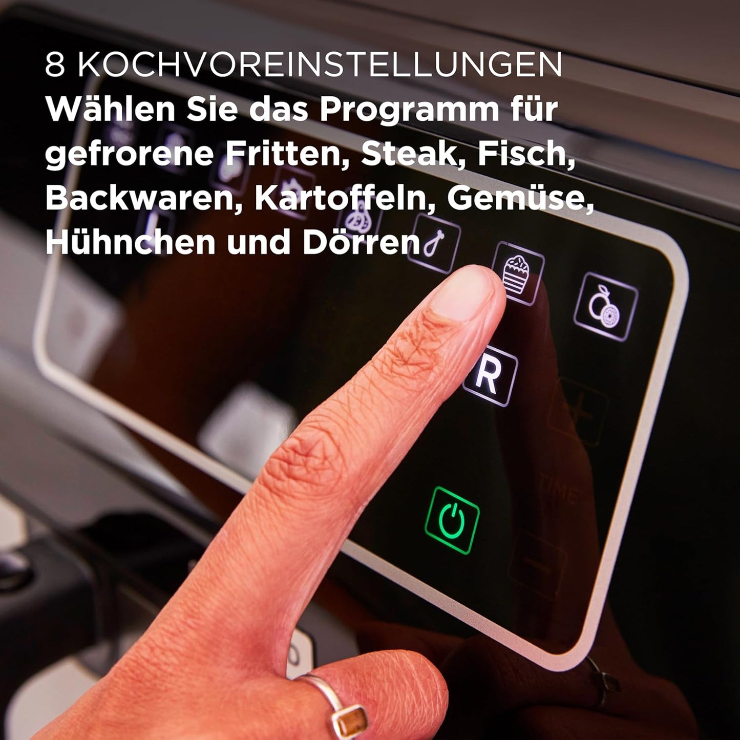Twin Airfryer mit Doppelkammer (8 Programme)