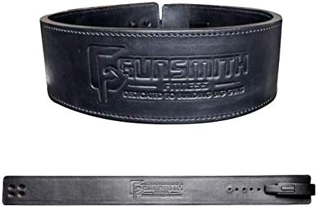 Gewichthebergürtel für Kraftdreikampf & Fitness (10 mm), Kraft, 10 mm, Hebel, XXL