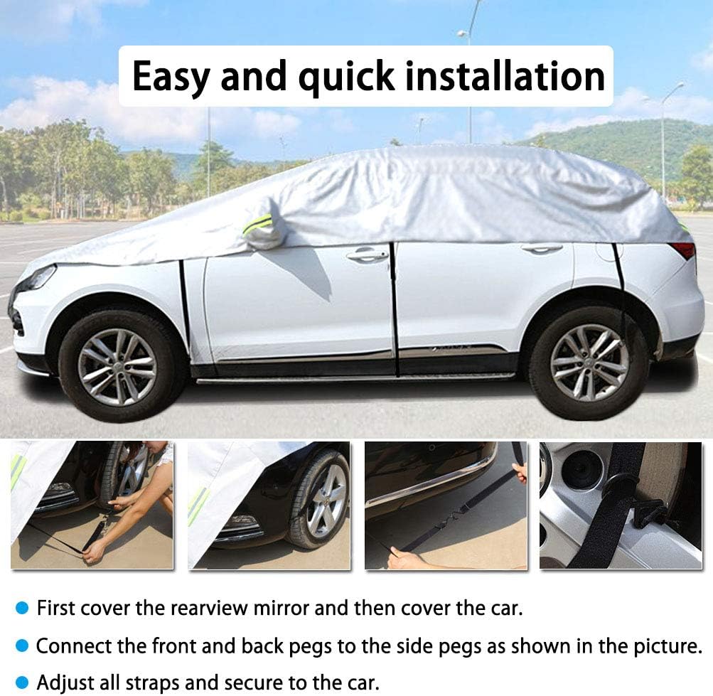 Halbgarage für Schrägheck Autos, Schneefest und Wasserdicht, Hatchback