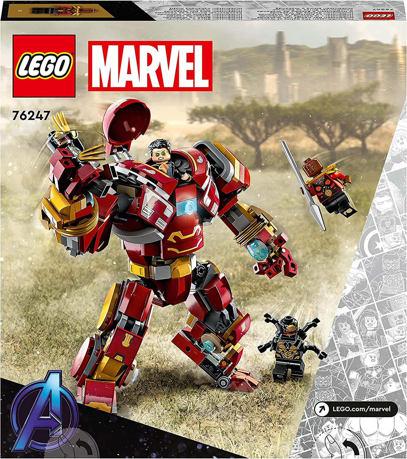 76247 Marvel Hulkbuster: Der Kampf von Wakanda, Konstruktionsspielzeug, Single