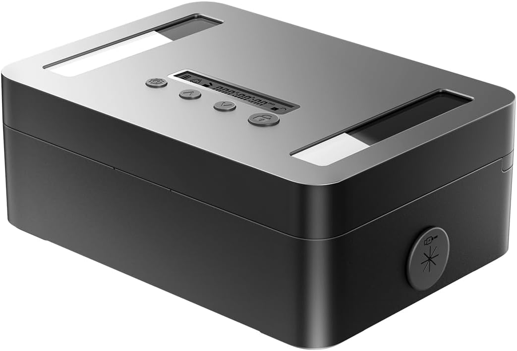 Handy Safe mit Zeitschloss & Timer-Funktion, Schwarz Klein