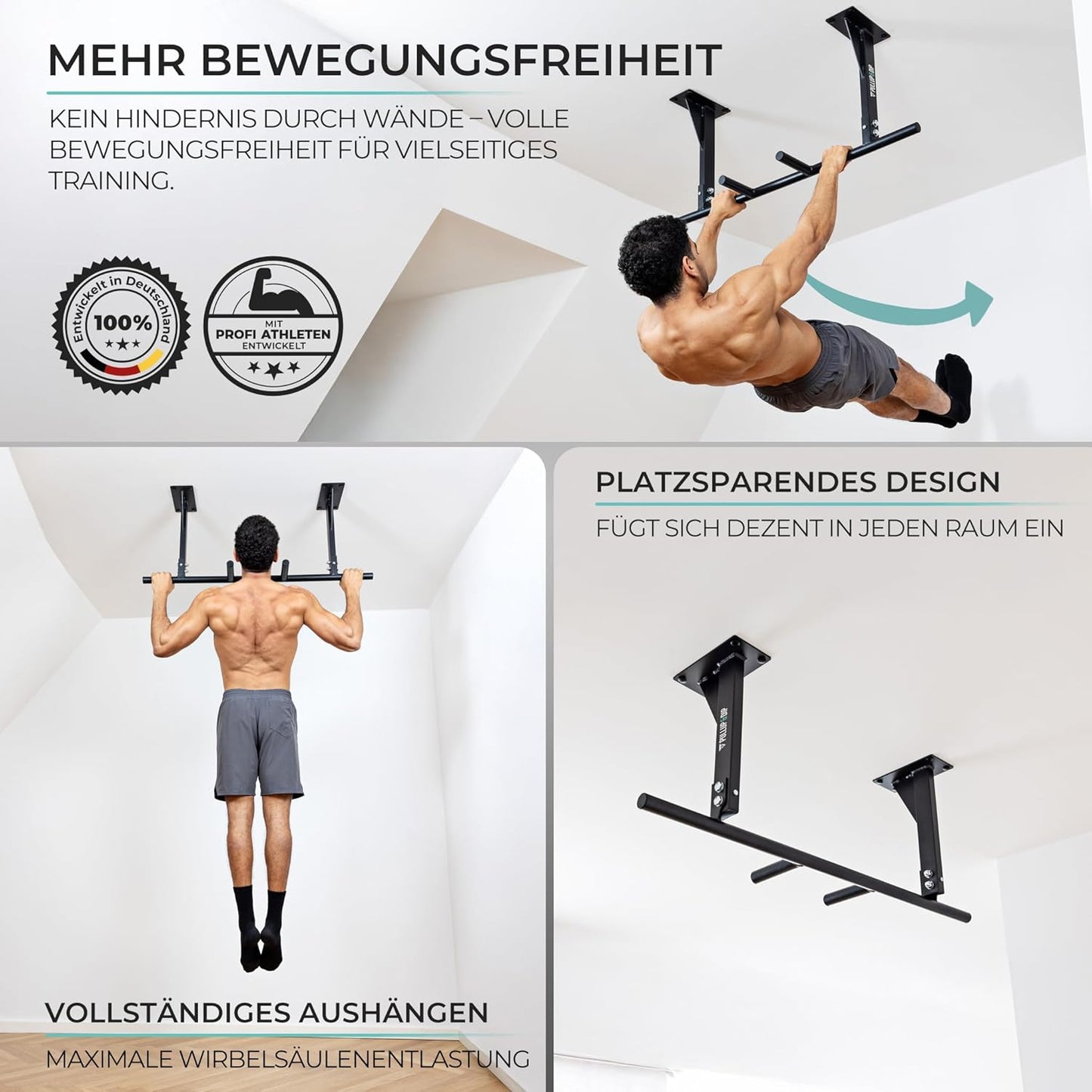 Klimmzugstange für Deckenmontage