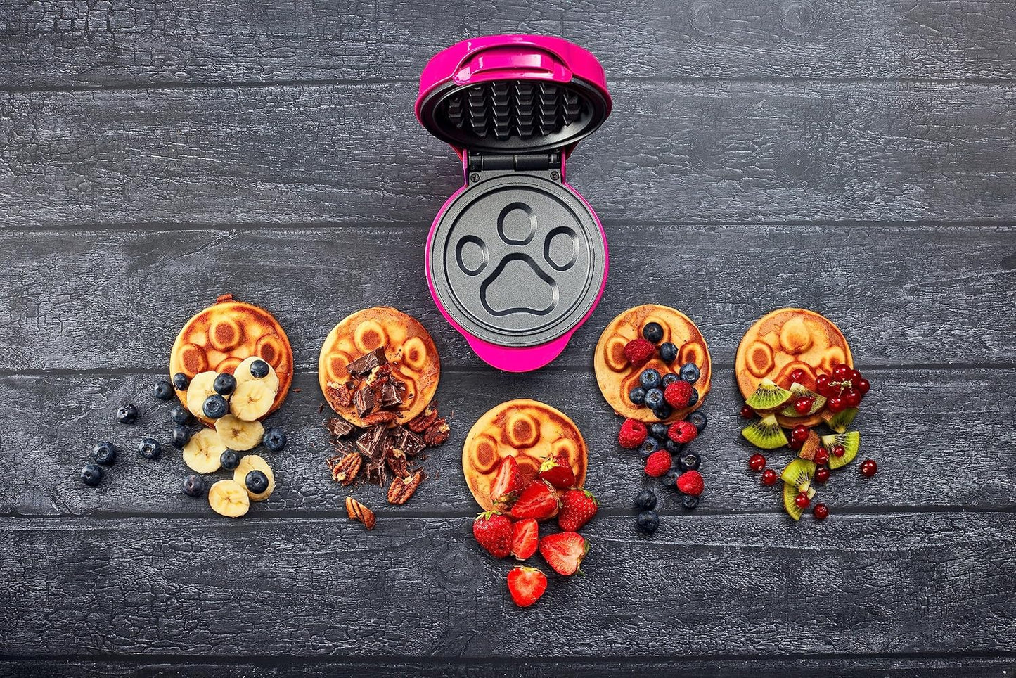 Mini-Waffeleisen im Paw Patrol Design, Rosa