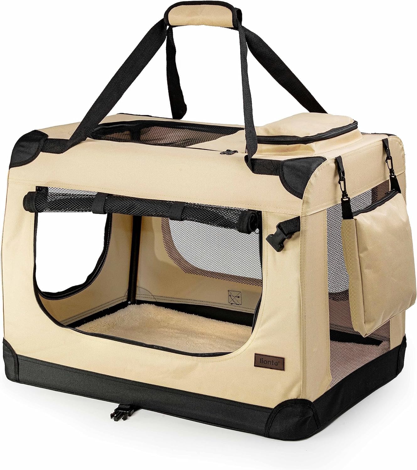 Hundetransportbox ‎TB10040, Beige, 1 - XS: 50x34x36 cm