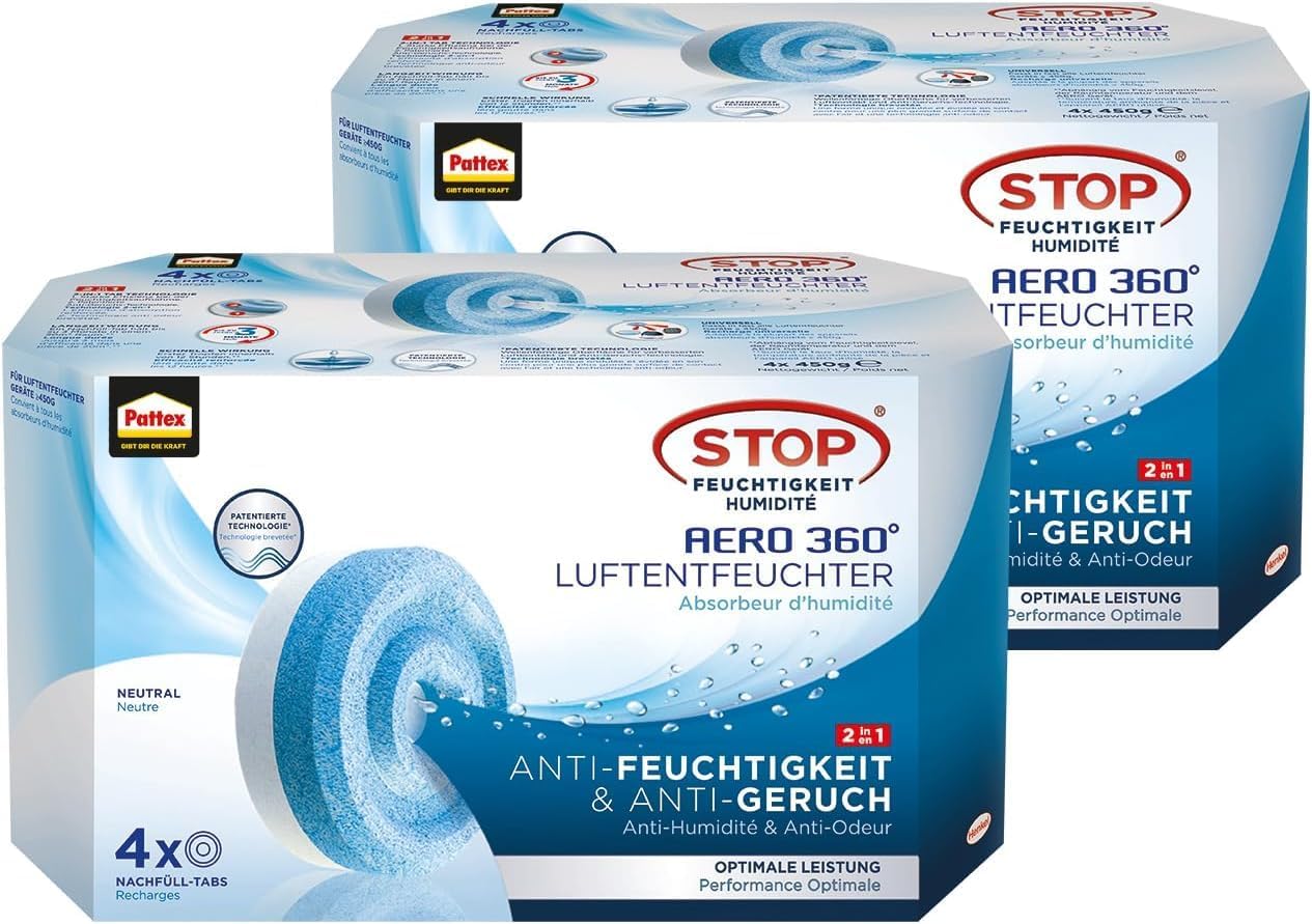 AERO 360° Nachfülltabs, 8x 450g, Neutral 8x 450g Nachfülltabs