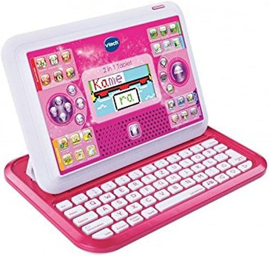 2-in-1 Lern-Tablet mit 80 Spielen für Kinder