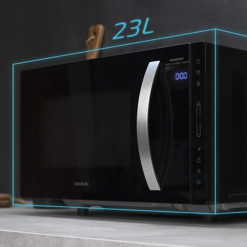 GrandHeat 2300 - Mikrowelle ohne Drehteller, 23 L Digital | Taktil Shwarz
