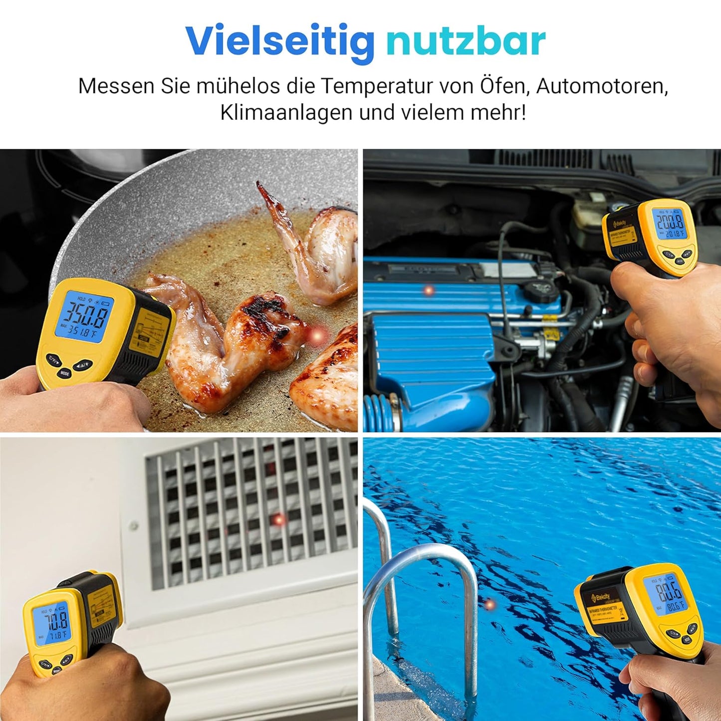 Infrarotthermometer mit LCD-Display