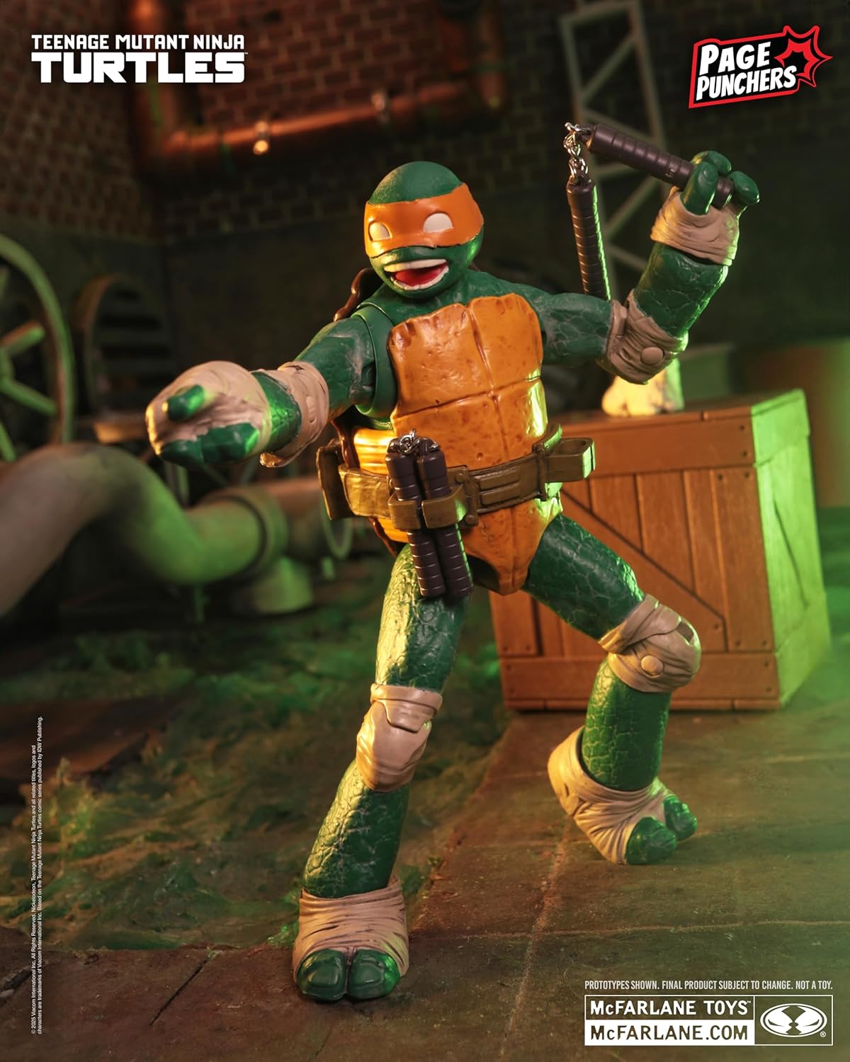 Page Punchers Actionfigur Michelangelo