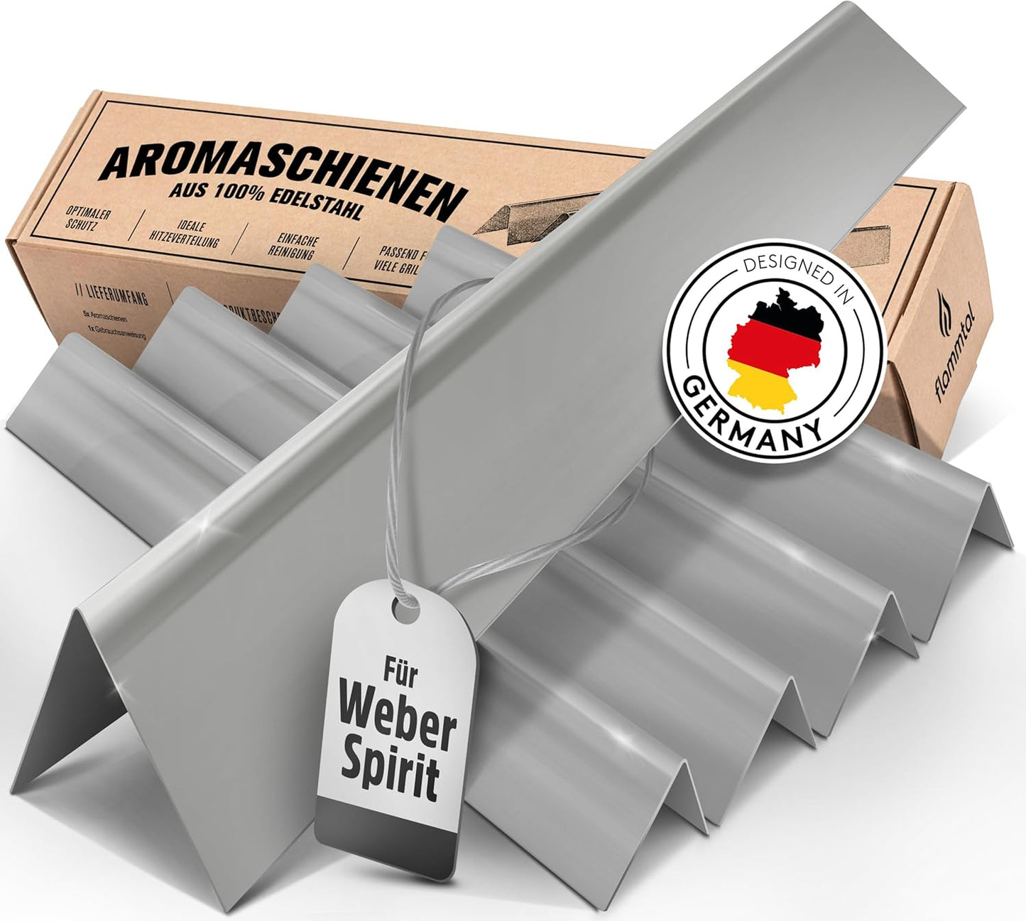 5 Stück Aromaschienen Flave für Weber Spirit