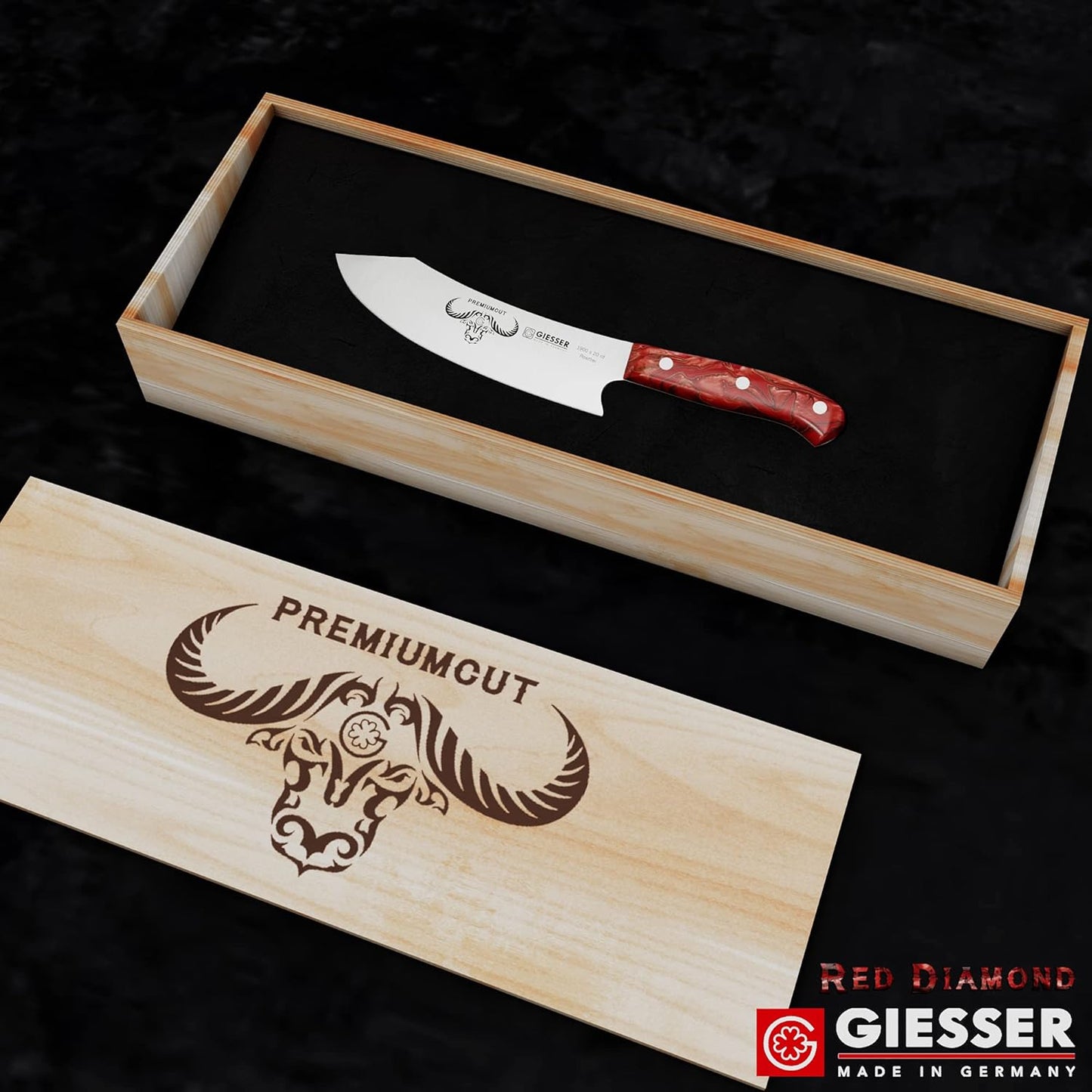 Red Diamond Kochmesser, 20 cm Kochmesser, Red Diamond