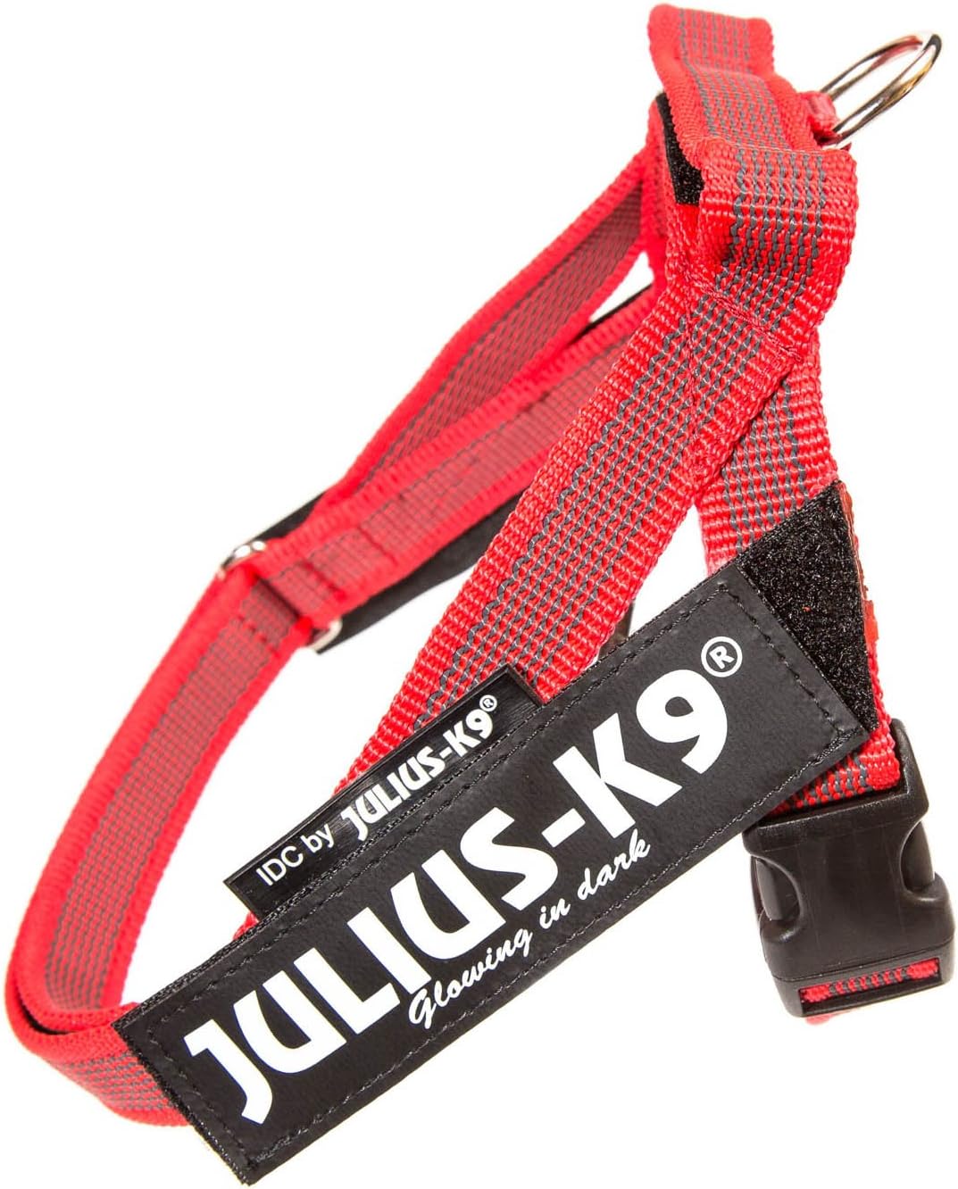 Hundegeschirr, XS / Mini-Mini rot-grau