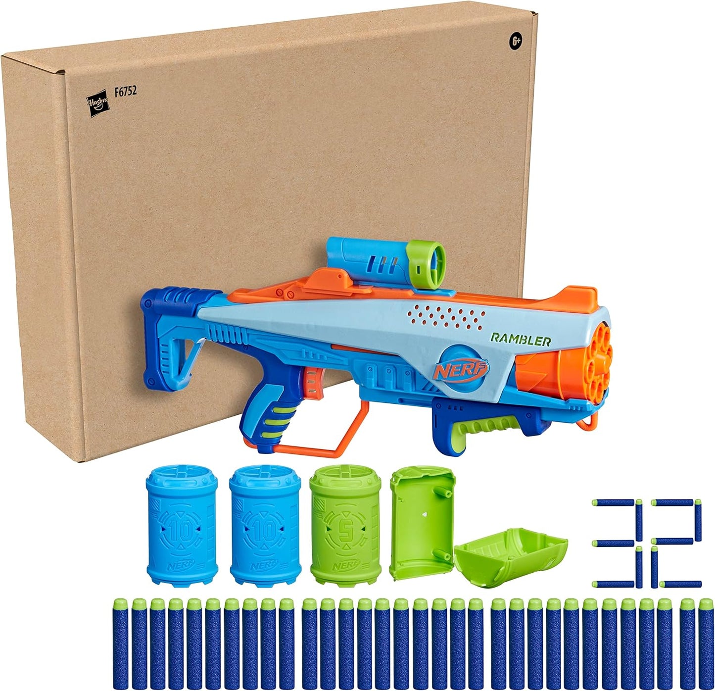 Elite Junior Rookie Blaster-Set mit 32 Darts & Zielen, Rookie Pack