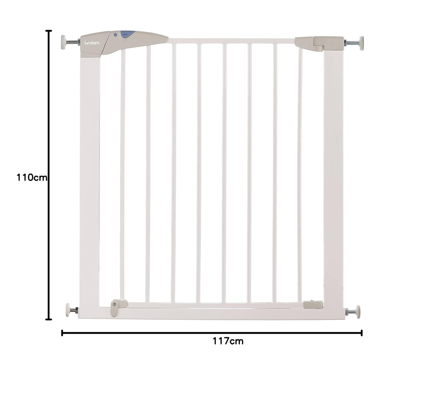 Schutzgitter für Tür & Treppe (76 bis 82 cm), Sure Shut Axis