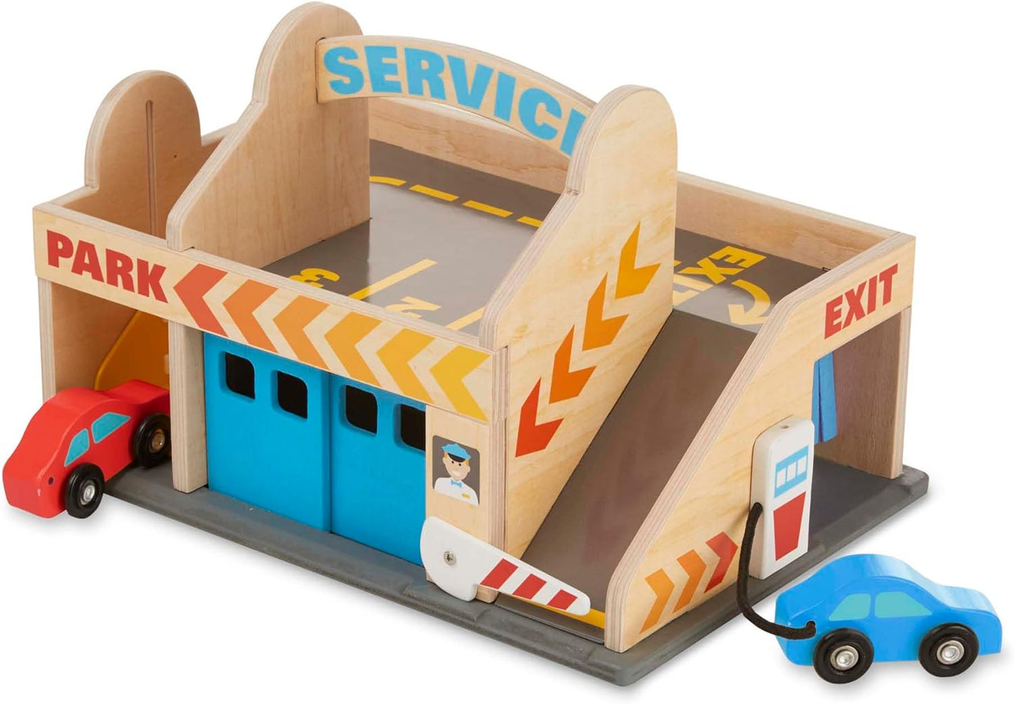 Parkgaragen-Set mit realistischen Funktionen, Children's Toy
