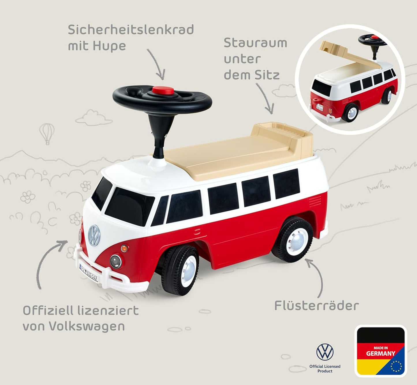 Bobby Car Baby VW T1