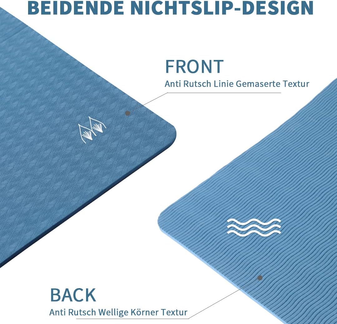 Faltbare Yogamatte, Marineblau