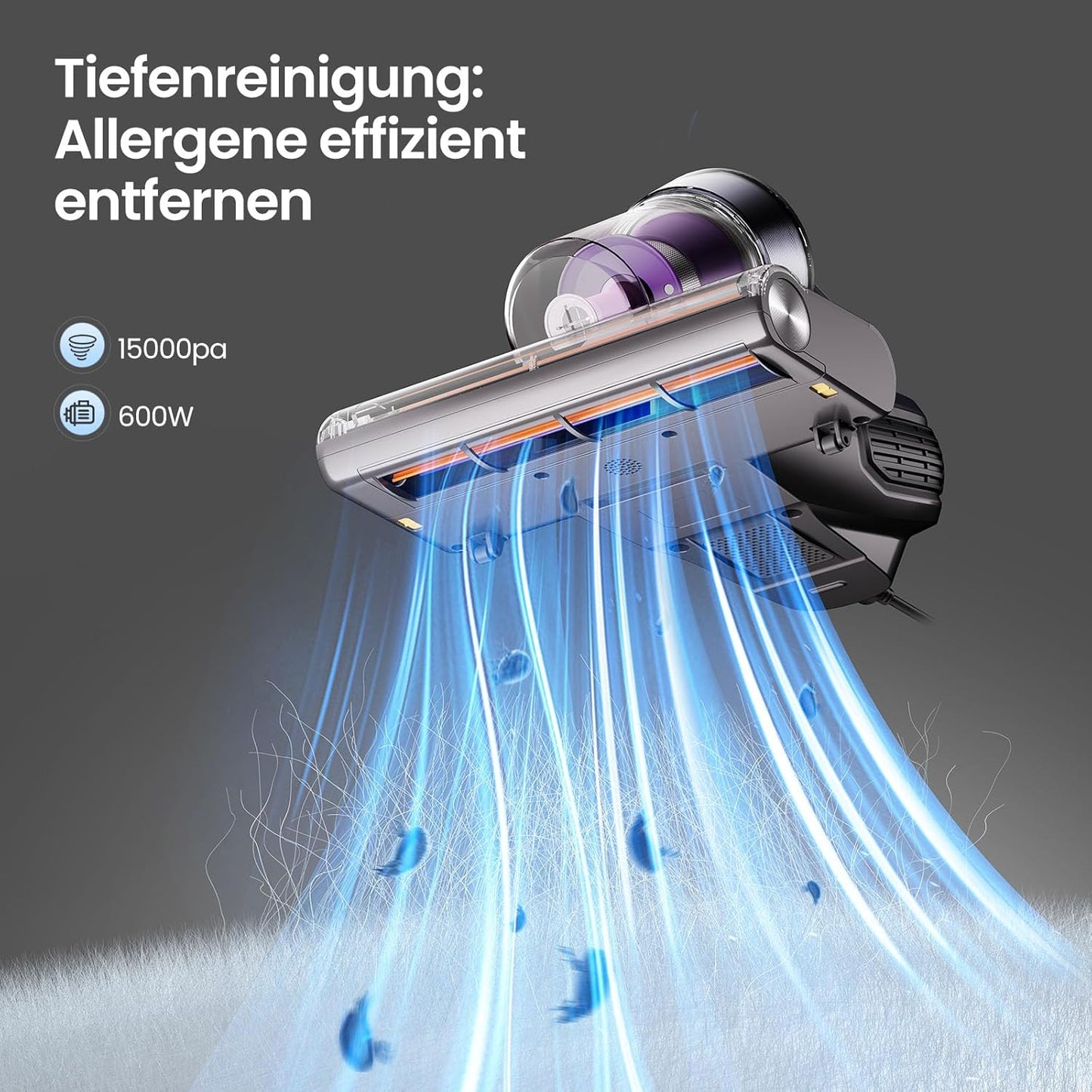 BX8 Milbensauger mit UV-Licht & Heissluft, Lila