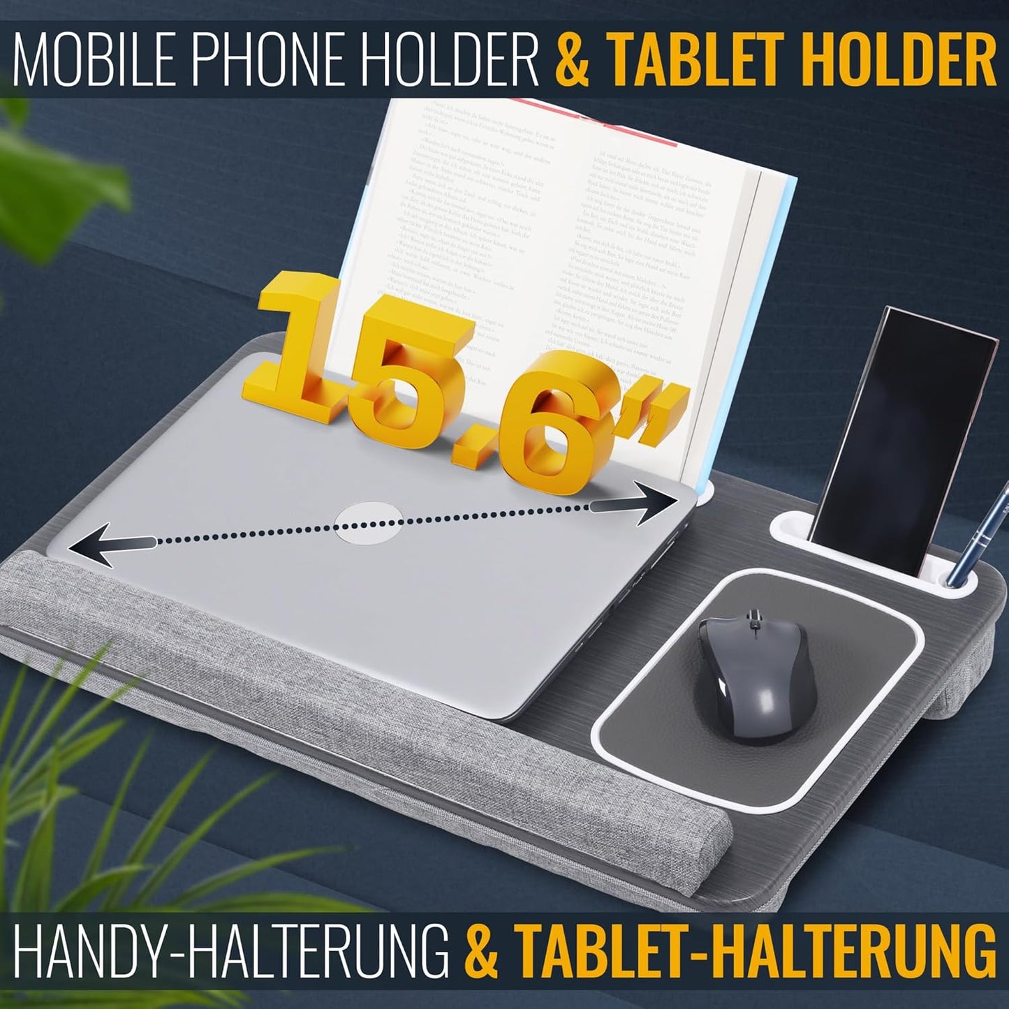Laptopkissen, La0018 (Anthrazit)