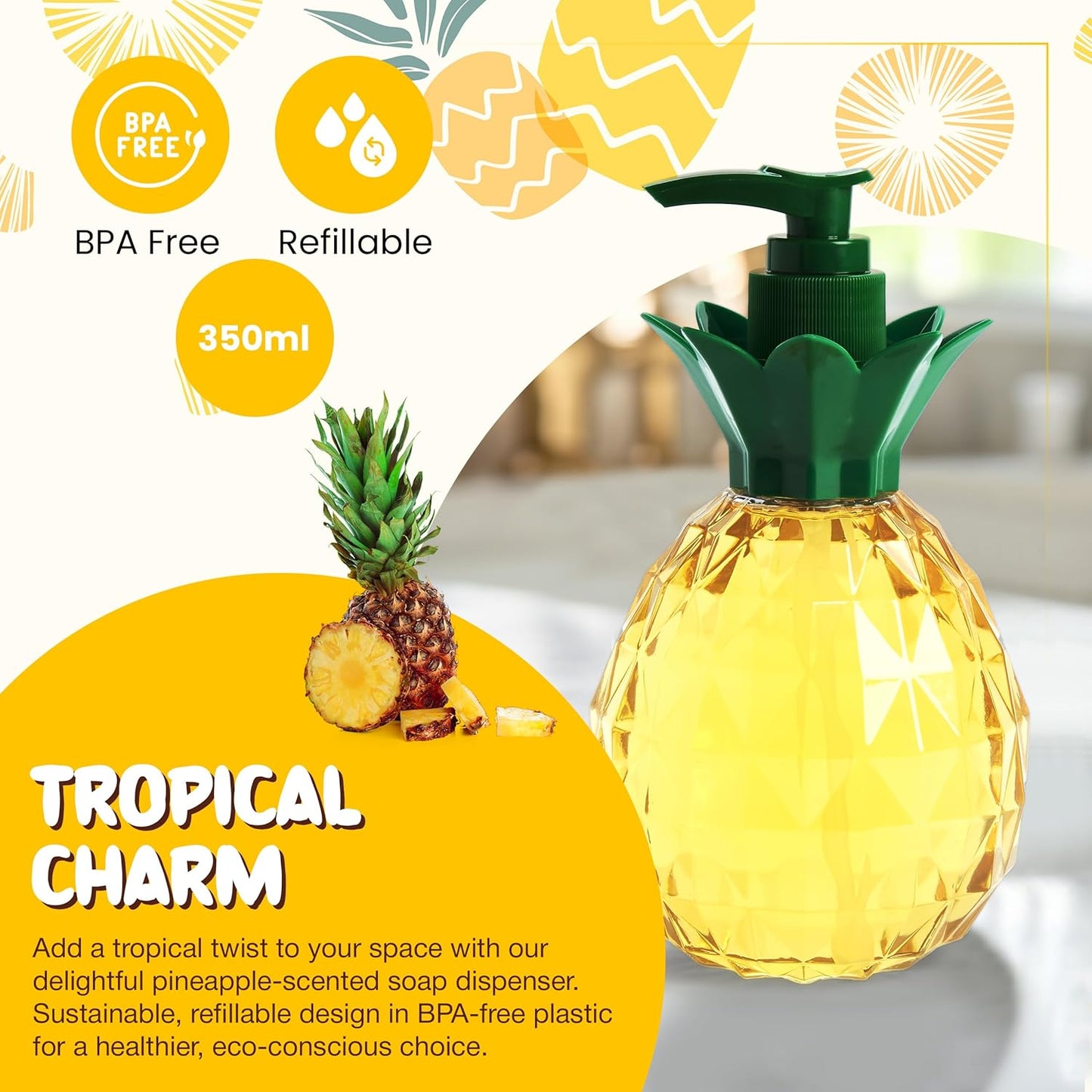 Ananas Seifenspender, Ananas