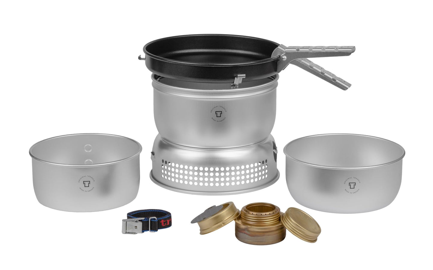 Sturmkocher-Set für Outdoor-Camping, Silber