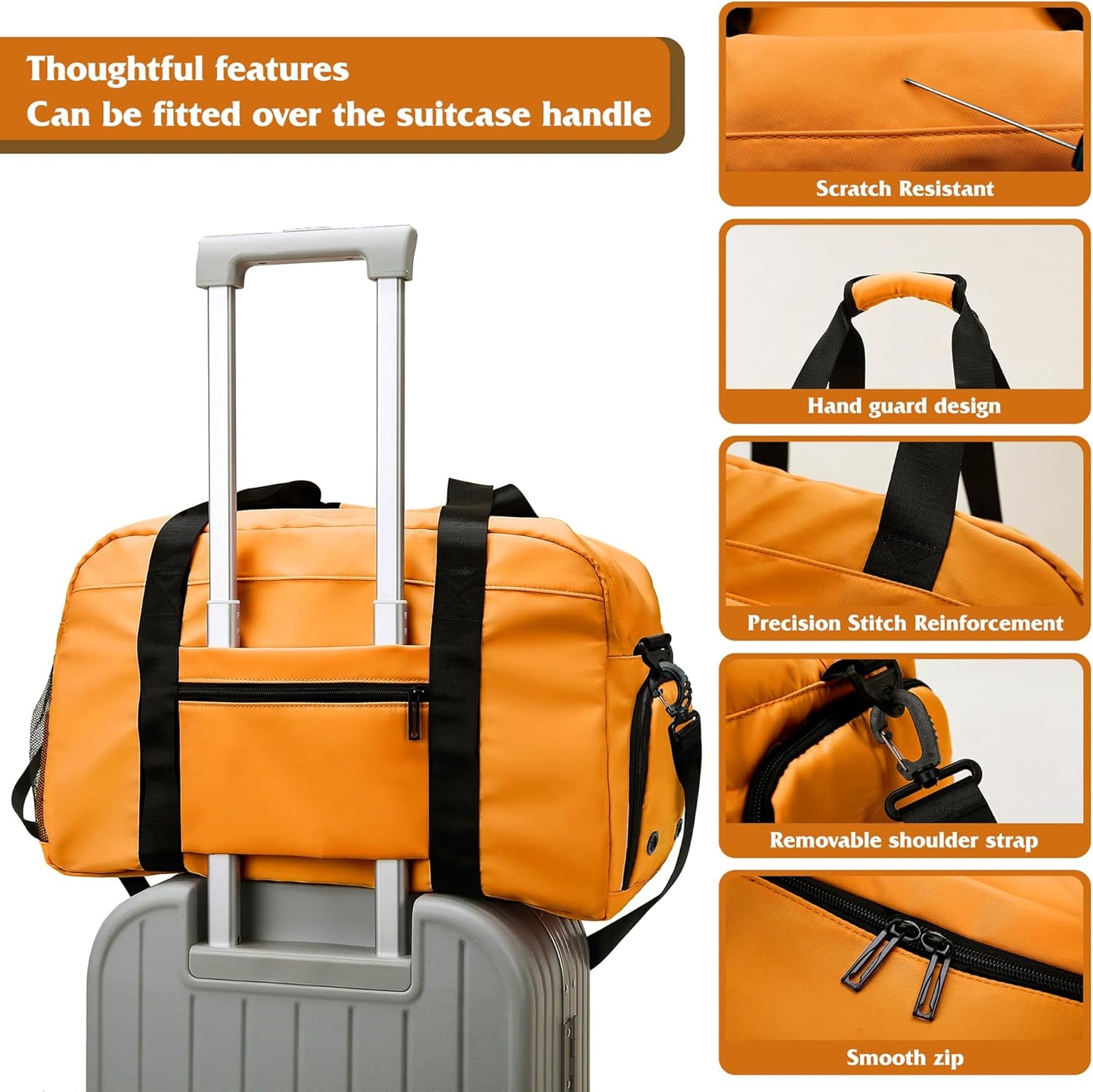 Sport- und Reisetasche, Gelb