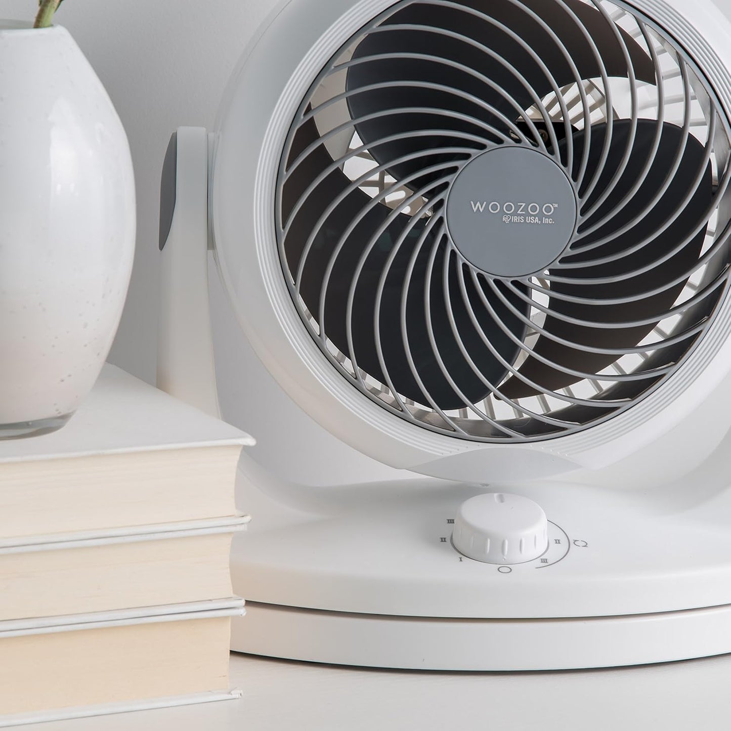 Tischventilator PCF-HD18, Weiss Oszillierend/23m²