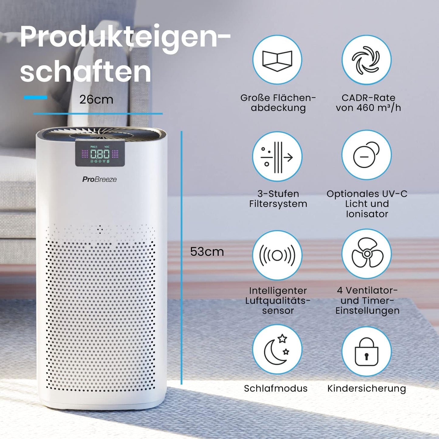 Luftreiniger Hepa