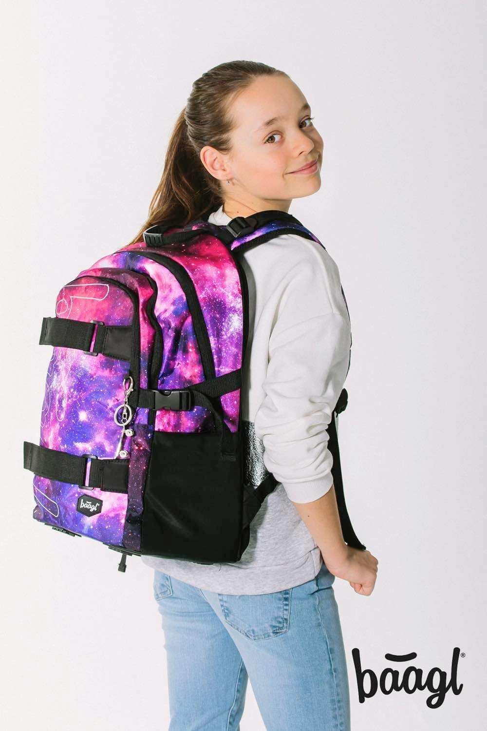 Schulrucksack Set, Skate Galaxy