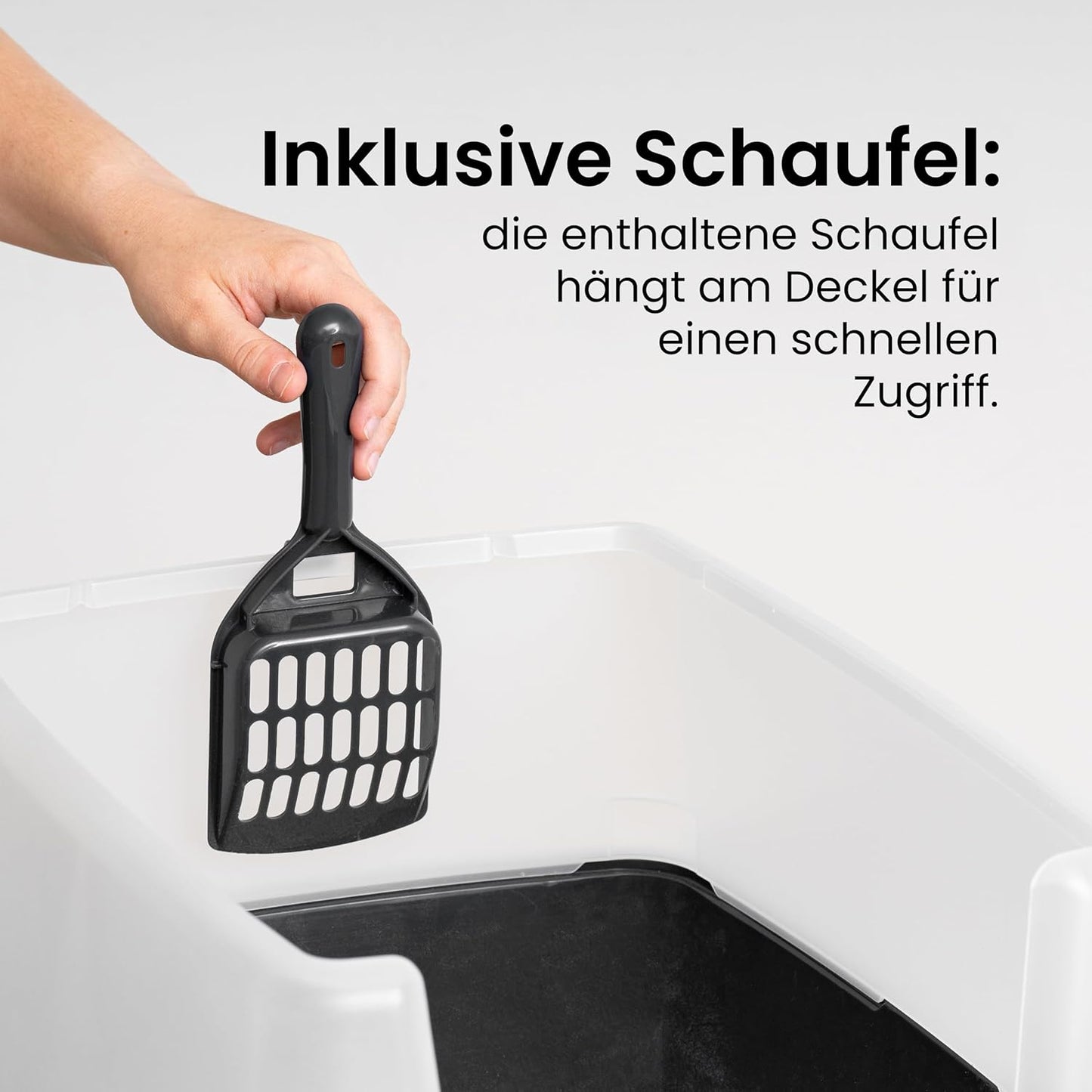 2er-Set Katzentoilette CLH-12, Blau Standard - 2-Piece Set - High Wall