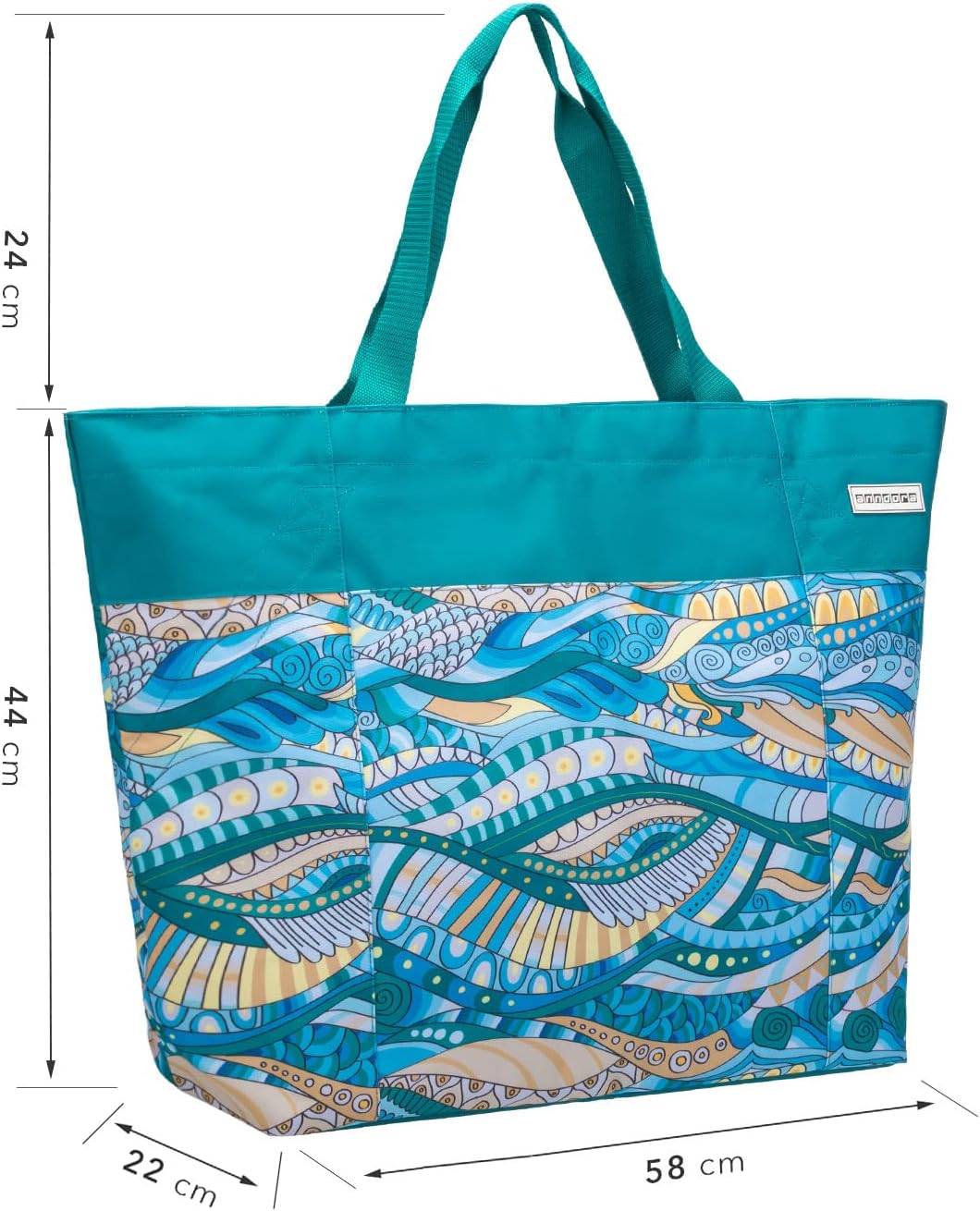 Strandtasche, Ocean Türkis