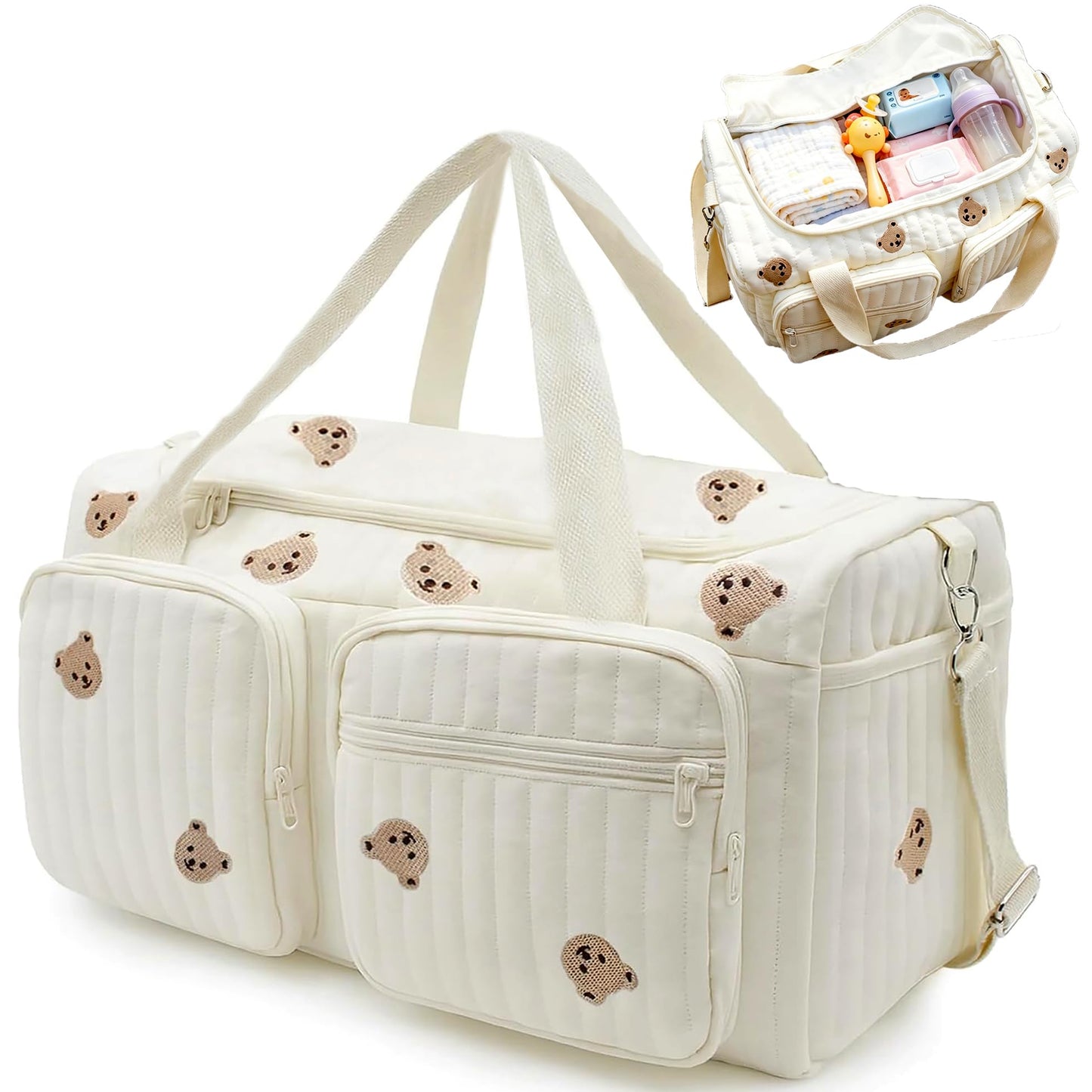 Wickeltasche mit Feuchttuchfach
