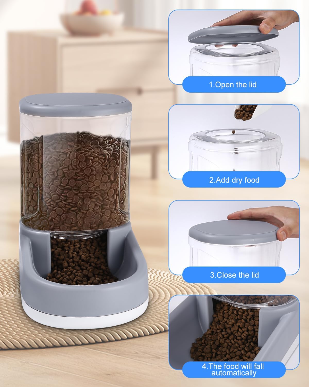 Automatischer Futter- und Wasserspender