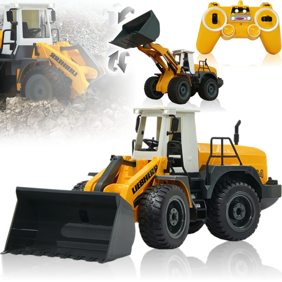 Ferngesteuerter Baustellen-Radlader 1:20 Liebherr 564, Liebherr Radlader 564