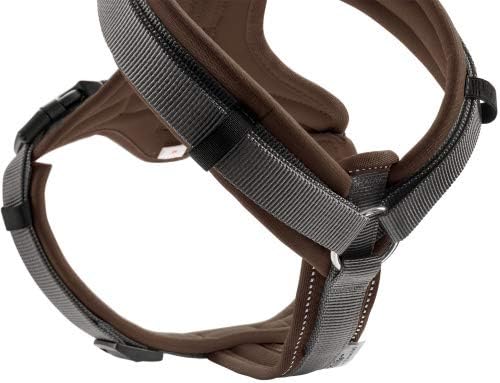 Maldon Brustgeschirr, Braun/Grau xs