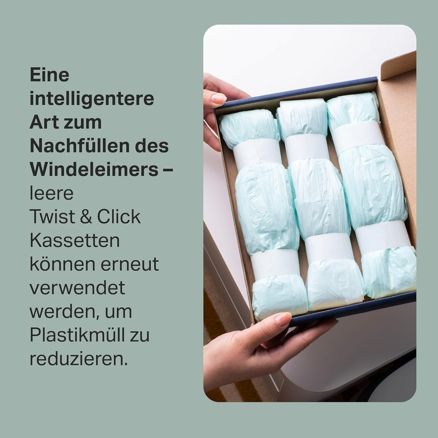 3er-Set Twist & Click Windeleimer-Nachfüllpack, Pack of 3