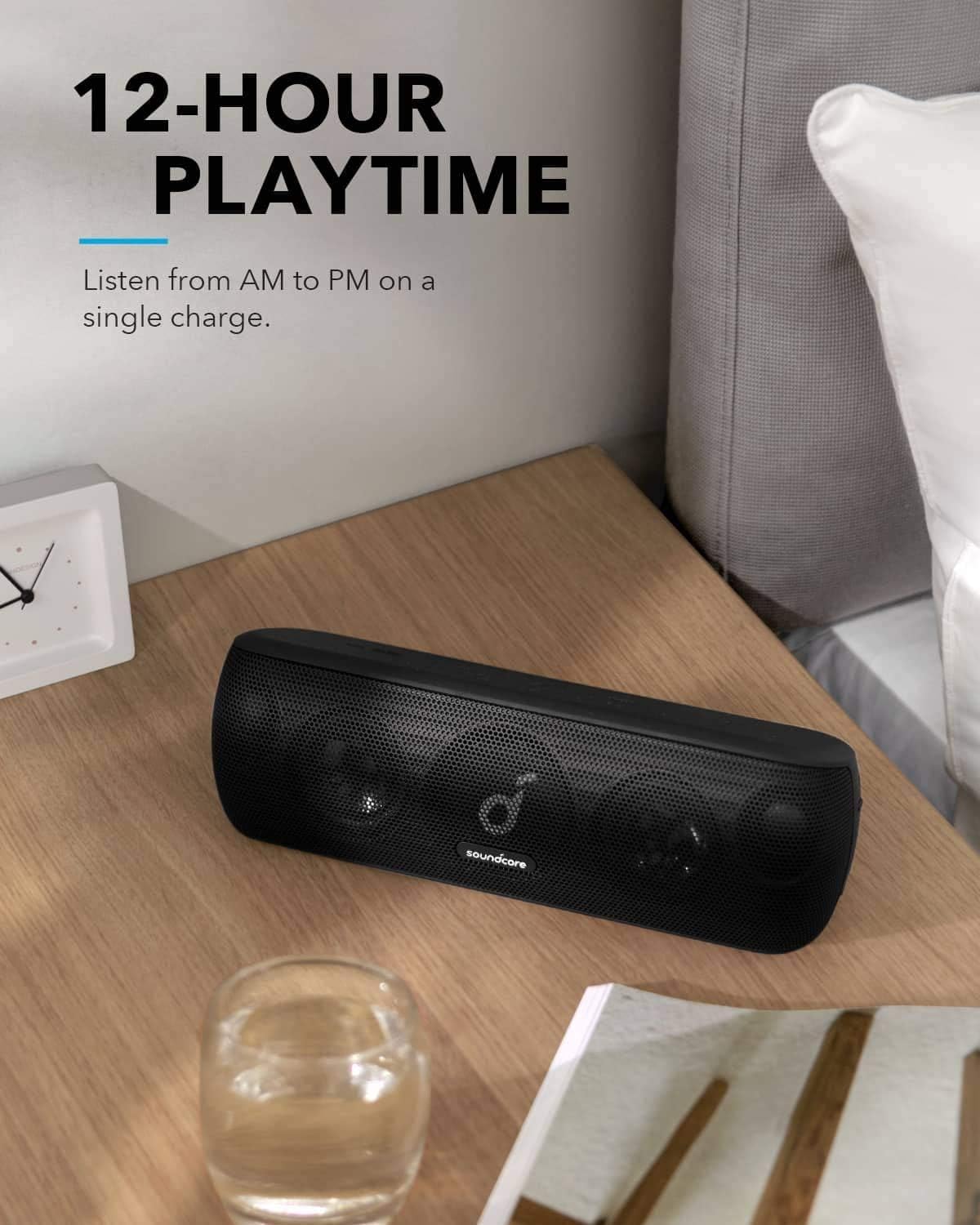 Motion+ Bluetooth HiFi Lautsprecher, Schwarz