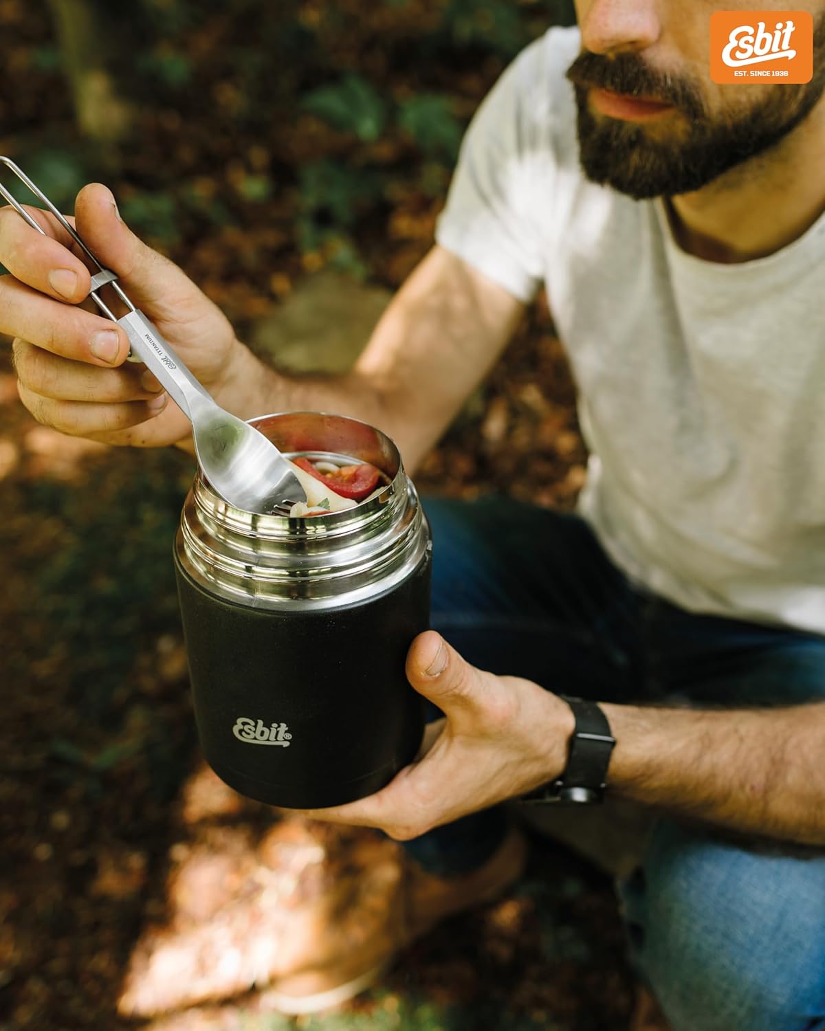 Thermobehälter Classic für Speisen, 500 ml Schwarz
