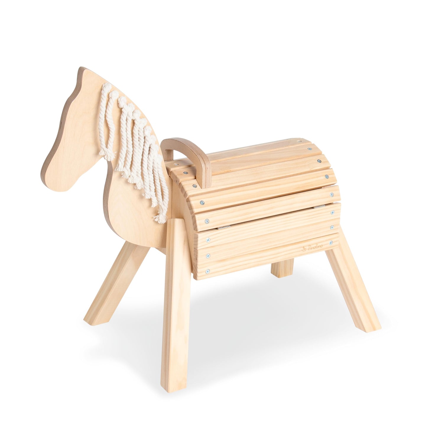 Holzpferd Nelli mit Stauraum
