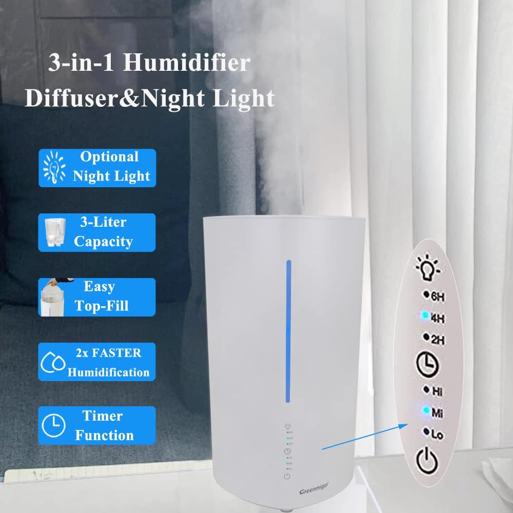 Top Fill Luftbefeuchter mit Aroma Diffuser