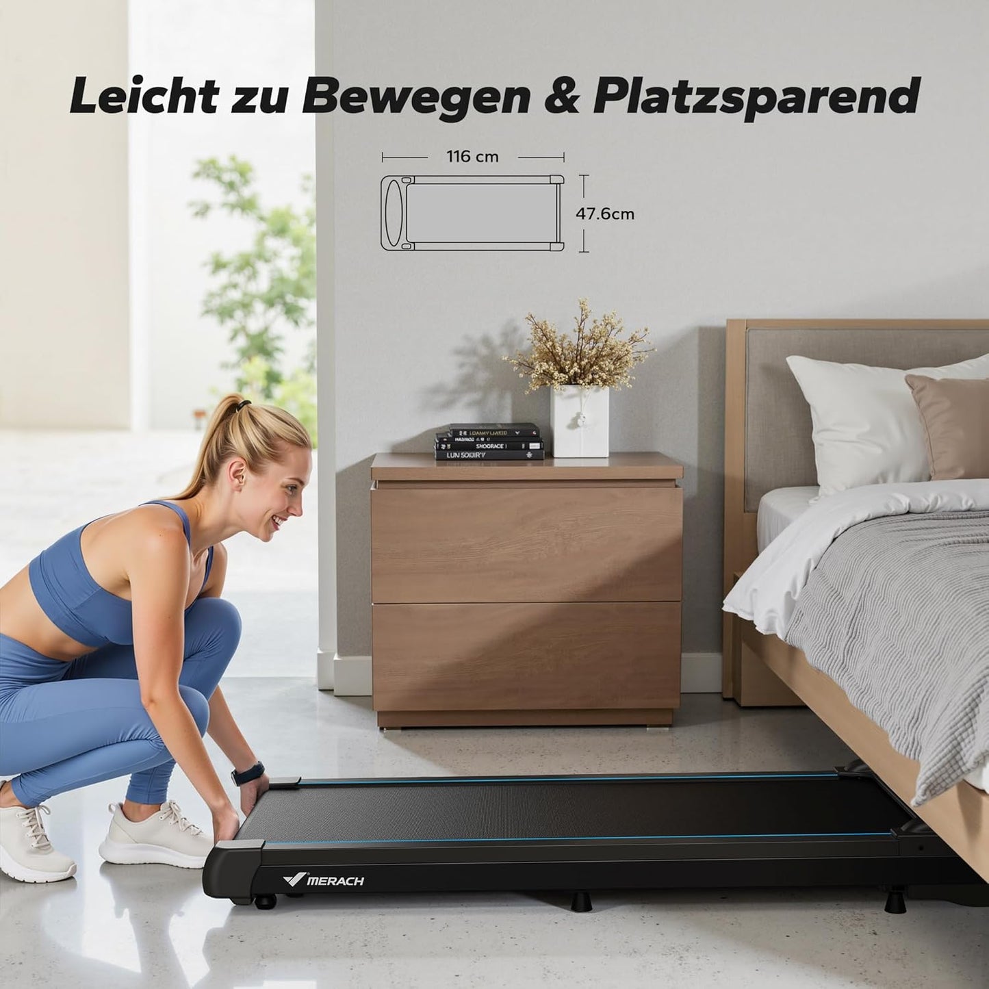 3in1 Walking Pad, Schwarz