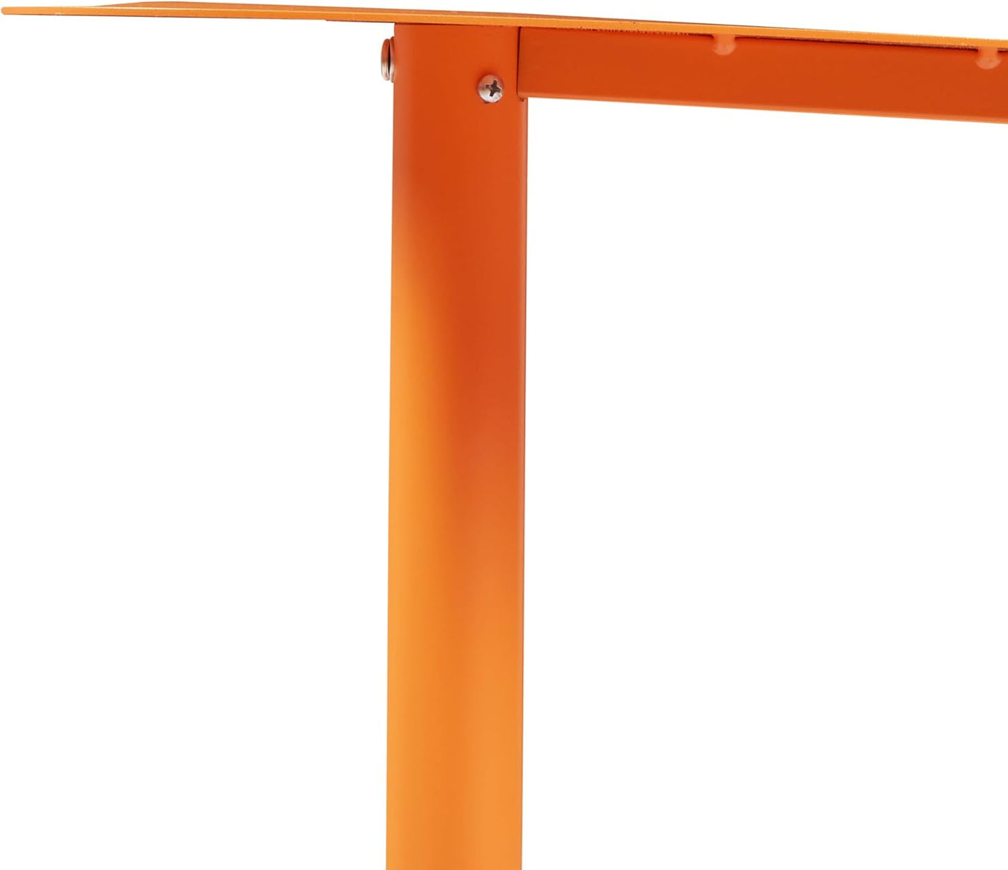 Beistelltisch Rechteckig für Wohnzimmer & Balkon, Orange Rechteckig