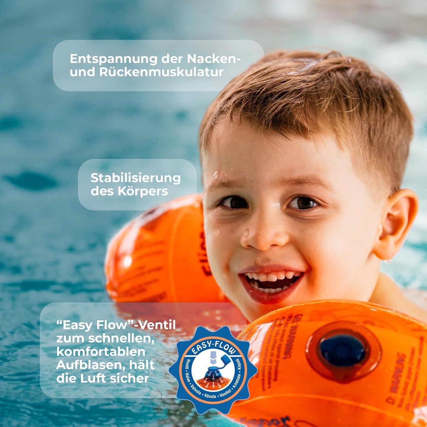 Schwimmflügel mit Spielzeug, Schwimmflügel mit Spielzeug