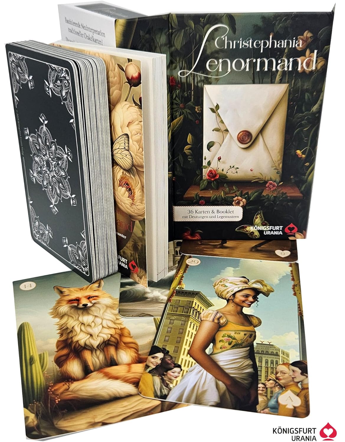 Christephania Lenormand - 36 Karten & Booklet, Gebundenes Buch